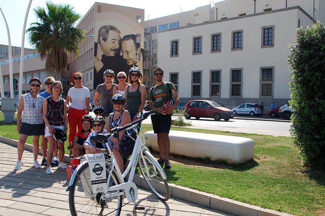 3-Hour Guided Antimafia Bike Tour at Palermo - Stop 2: Murale Falcone e Borsellino overlooking the harbor