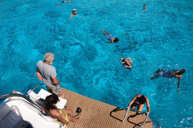 7 hours Boat trip to Lampedusa lunch, SUP and Snorkeling - La Tabaccara inlet: crystal-clear water and about 50 minutes of prime time