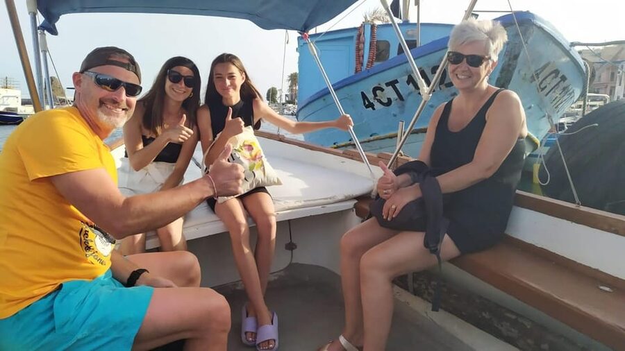 Aci Trezza boat tour sunset and dinner sicilian family home - The Cyclops coast by long-tail boat, focused on sunset