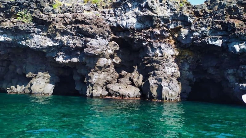 Aci Trezza: Cyclops Coast Boat Tour with Food and Swimming - Lachea Island: a tiny outcrop with magma origins and human traces