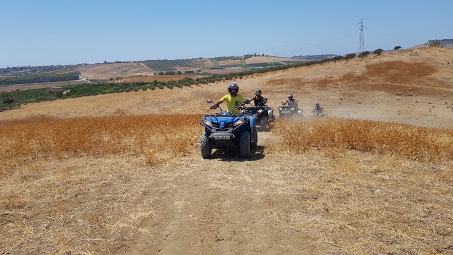 Agrigento: Off-Road ATV Tour - Guides, small-group vibe, helmets, and the included snack