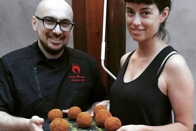 Arancino Making - 2 Hours to Learn how made Real Sicilian Arancino! - Porta Messina timing and meeting point in Taormina