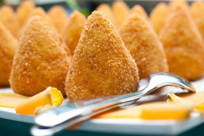 Arancino Making - 2 Hours to Learn how made Real Sicilian Arancino! - Tasting your arancini at Porta Messina with wine