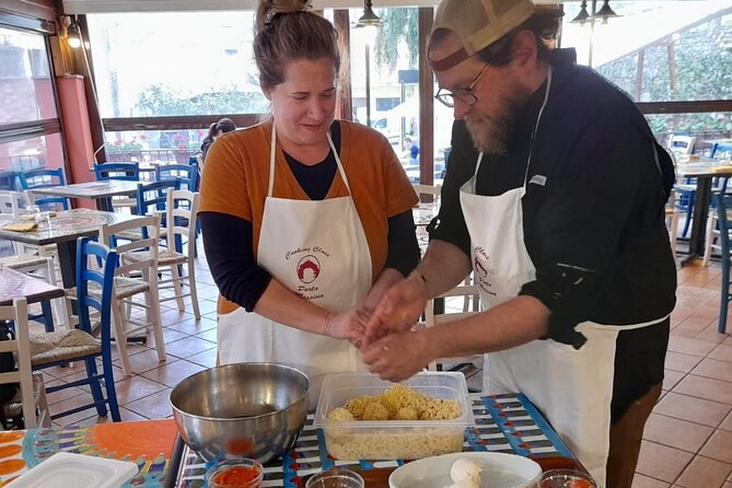 Arancino Making - 2 Hours to Learn how made Real Sicilian Arancino! - Outdoor arancini time and the wasp reality in Sicily
