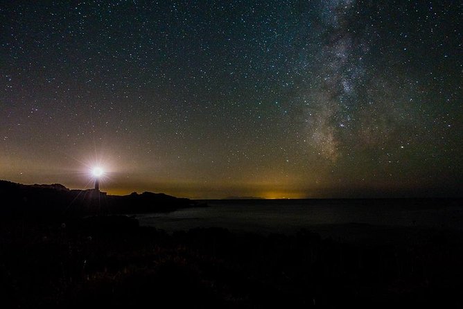 Astronomical excursion to Ustica - Ustica’s midnight sky, from dim stars to Milky Way hints