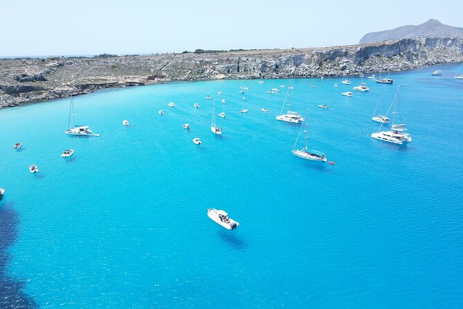Boat tour to Egadi Favignana and Levanzo islands from Trapani - Stop 2: Grotta del Bue Marino and the Tuff Quarry Cliffs