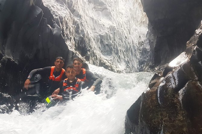 bodyrafting Alcantara gorges - Body Rafting Down the Current: Splashes, Jumps, and Slides