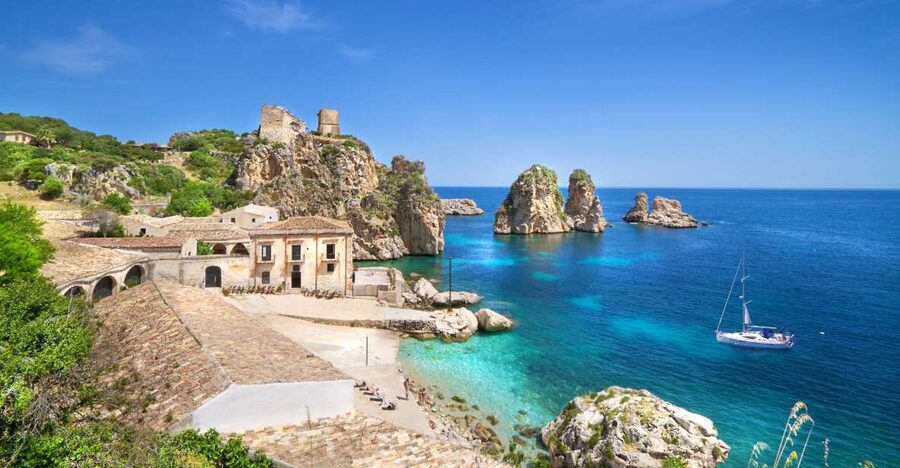 Castellammare: San Vito Lo Capo Boat Day Trip with Swimming - The coast show at 09:30: Vucciria, Madonnina, and Colombi caves