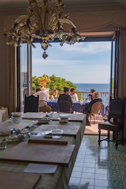 Catania: Cooking class set in a sea front historic villa - Fresh Pasta, Ancient Sicilian Grains, and Cavateddi alla Norma Technique