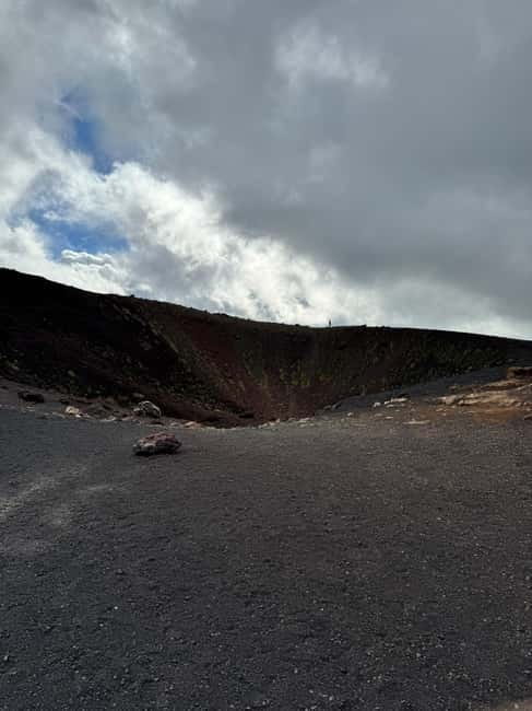 Catania: Etna 3000m and Alcantara Gorges Trek with Pickup - Walking the crater base: easy trekking, real volcanic terrain