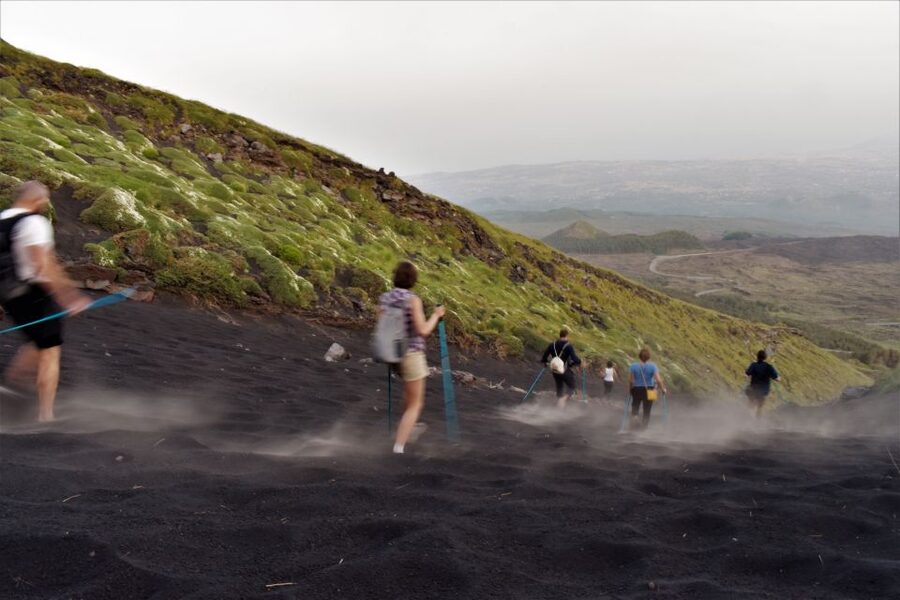 Catania: Etna Morning or Sunset Trek with Lava Tunnel & Gear - Via Grotta Lunga: the cave approach without the fuss