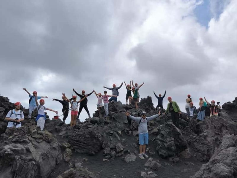 Catania, Etna trekking with guide and cable car at 3000 meters + transfer available - The hike begins with eruption terrain, then you climb the Barbagallo craters