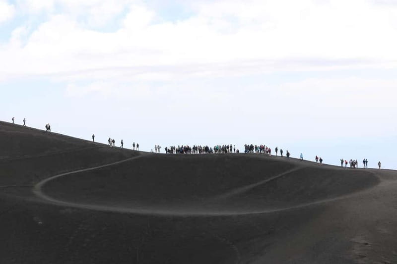 Catania, Etna trekking with guide and cable car at 3000 meters + transfer available - The 2001 crater base area, then back down toward the cable car