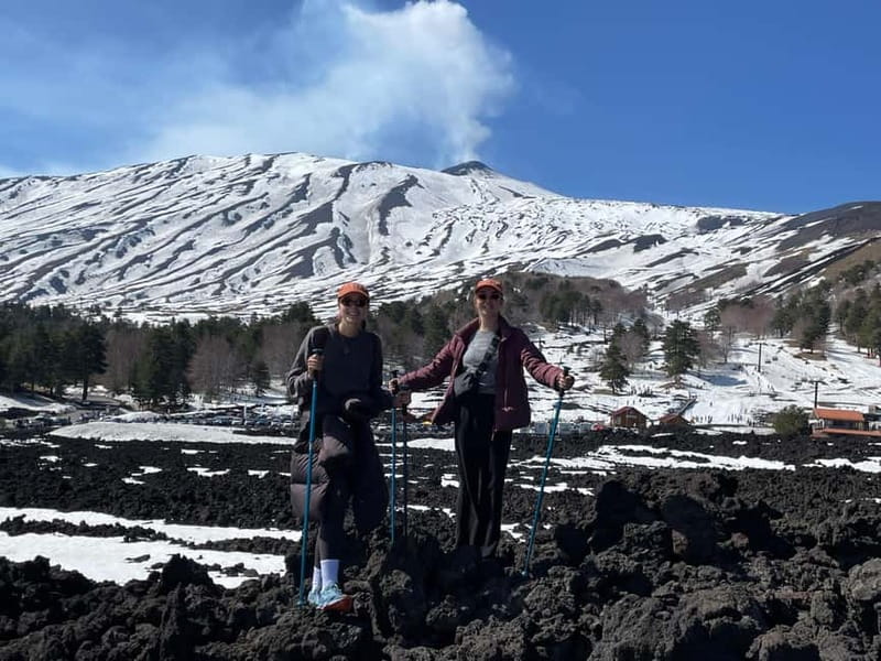 Catania: Mount Etna 3000m Tour with Hotel Pickup - The crater-side walking: easy trek, big payoff