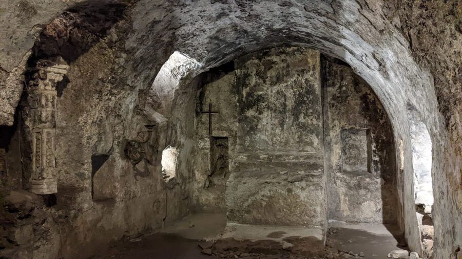 Catania: Underground and Street Food Walking Tour - Thermal baths: following Amenano from under the street to heat and steam