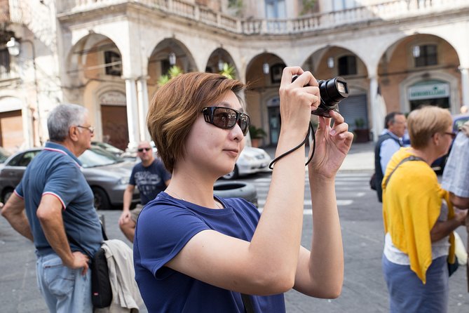 Catania unique walking tour of the city center - Piazza del Duomo and the Elephant Fountain (UNESCO Square)