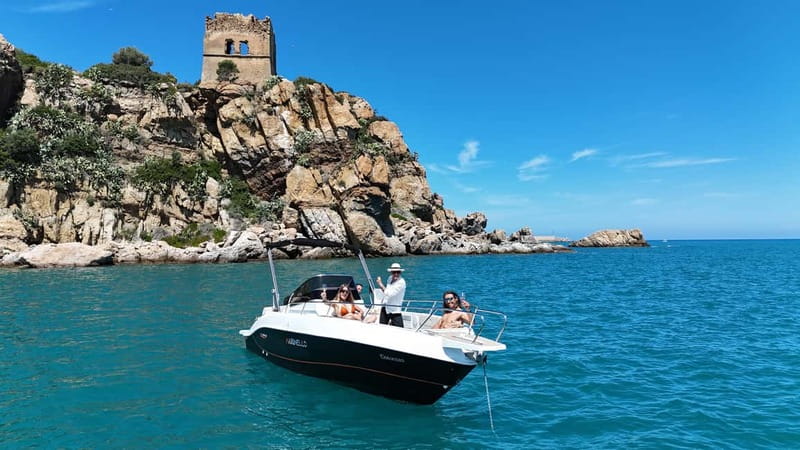 Cefalù: Private Boat Tour + Snorkeling & Aperitif (1-9 pax) - GoPro video and photos, sent to your phone