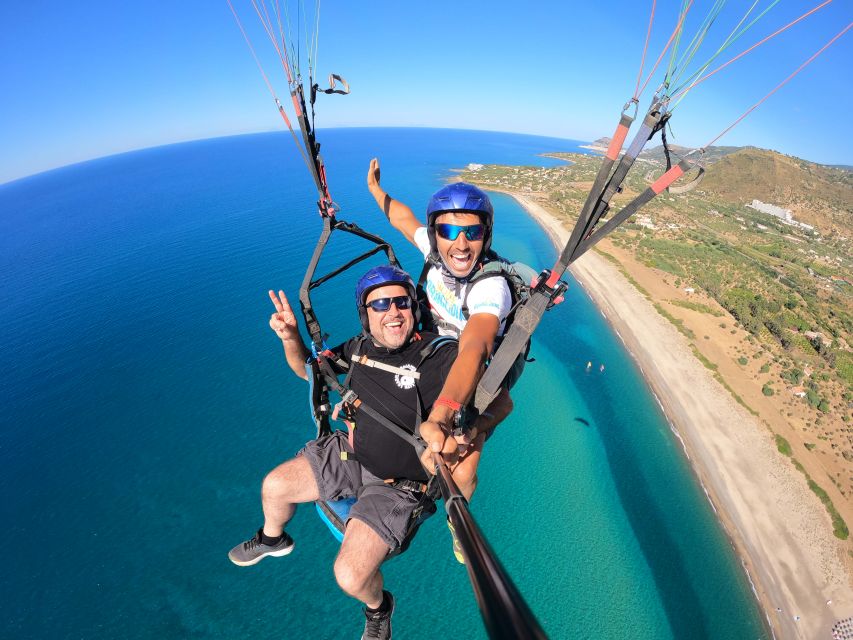 Cefalù: Tandem Paragliding Flight and GoPro13 Video - Getting to the Takeoff Point When Summer Crowds Slow Everything Down