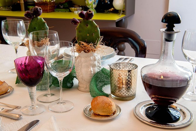 Cesarine: Dining & Cooking Demo at Local's Home in Messina - Wines from local cellars, and how to enjoy them calmly