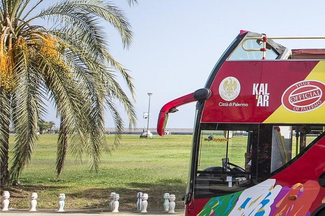 City Sightseeing Palermo Hop-On Hop-Off Bus Tour - Line B route: English Garden, Villa Malfitano, Castello della Zisa, and Mercato del Capo