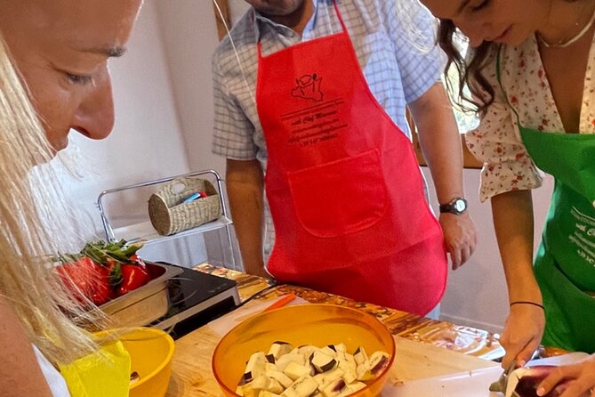 COOKING CLASS in Taormina at Chef Massimo HOUSE!! - Recipes, Apron, and Taking the Day Home