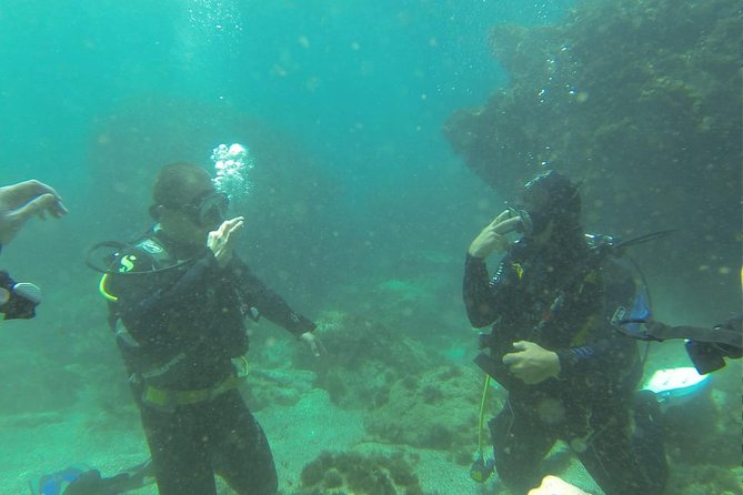 Discover scuba diving - Boat transfer and the planned 12 m underwater session