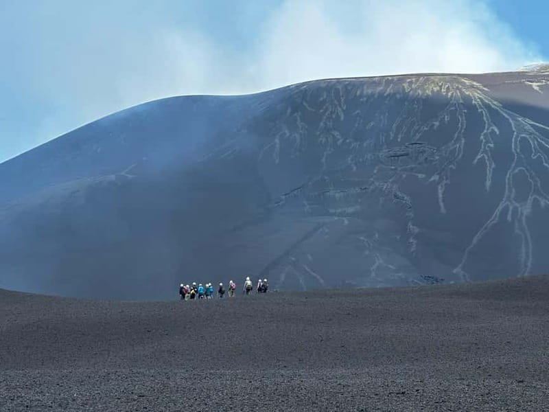 Etna Central Crater Trekking Tour with cable car & jeep - The first on-foot leg: walking recent lava like you mean it