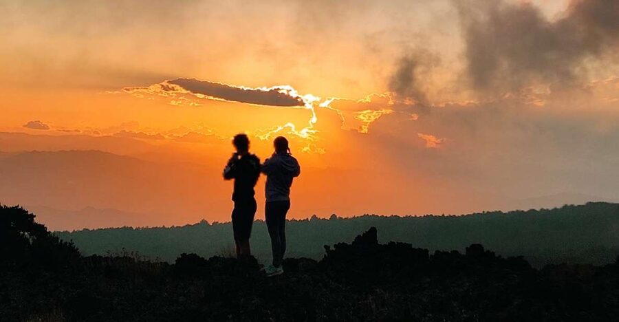 Etna excursions at sunset ancient craters and lava flows - Why an Etna sunset beats a daytime volcano visit