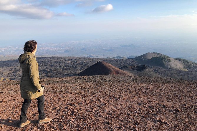 Etna Morning Tour 2000 mt. - Silvestri Craters: Moon-Black Terrain With Real Volcano Talk
