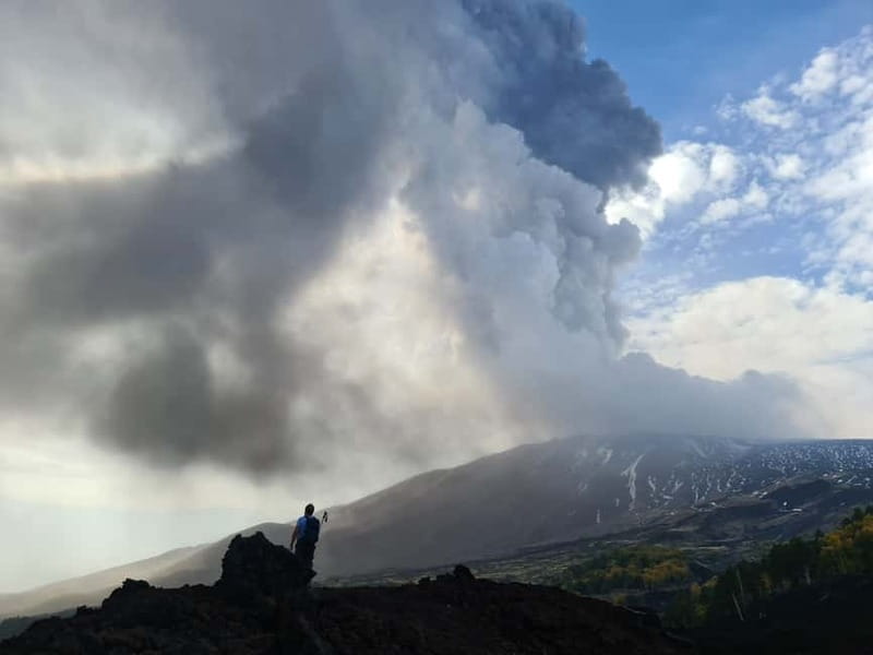 Etna North 2900mt & Craters of 2002 - The view payoff at 2900m, and what affects it
