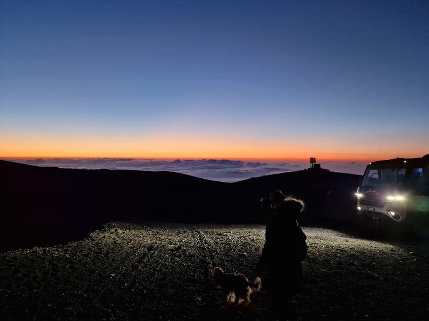 Etna North Sunset: Summit area & Craters of 2002 - The Hike Up Through Scoria and Bombs to the Viewpoint