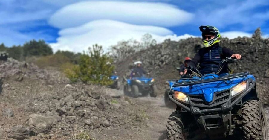 Etna quad tour - 2 hours - The Start: Eruptive Fractures, Lava Fields, and Black Sand