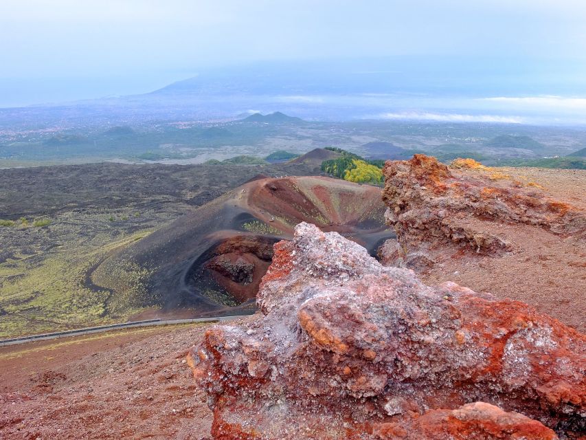 Etna Southern Slope Guided Easy Trek - The High Point Payoff: Silvestri Views Toward the Ionian Coast