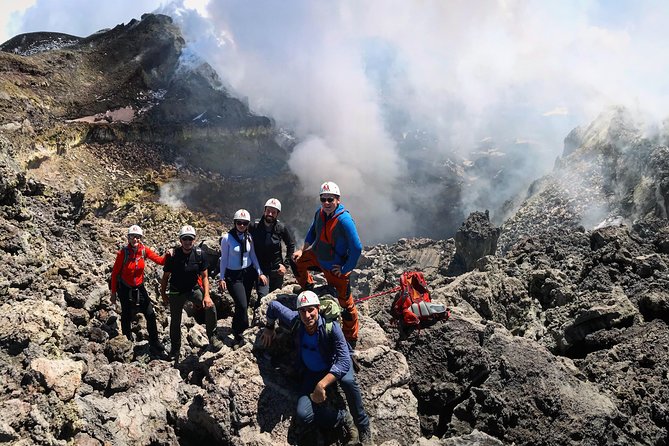 Etna, Summit Craters - Around the Craters: Voragine, Then the North East Crater Push
