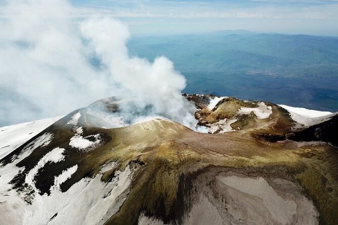 Etna Summit Craters in 4x4 and Trekking - MontataGrande stop: tasting Etna products and a glass of wine