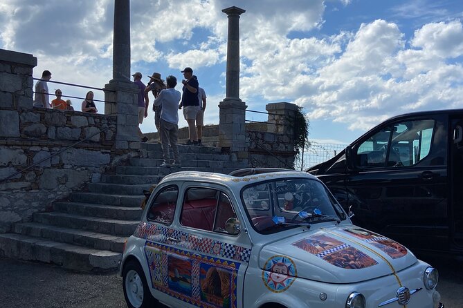 Etna Taormina and Castelmola The best excursion for cruise passengers from Messina - Castelmola: cliffside village time and almond wine moments