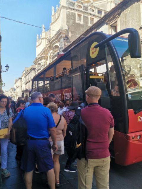 Etna Tour by Panoramic Bus - Nicolosi stops: short breaks with a real atmosphere shift