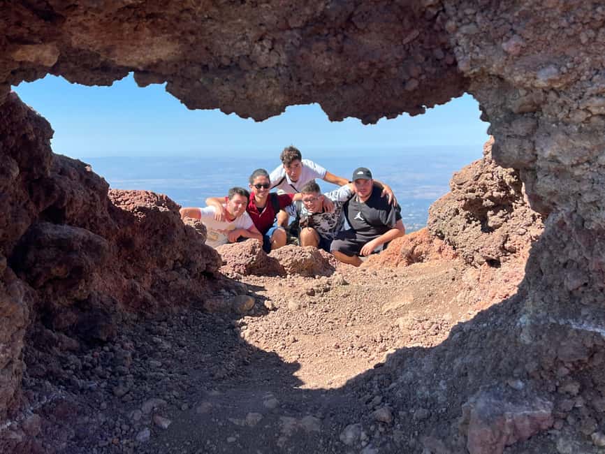 ETNA: TOUR GUIDATO DELL'ETNA CON PRELIEVO DA CATANIA - Grotta dei Tre Livelli: helmets, flashlights, and the “center of the earth” feeling