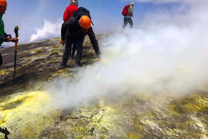 Etna - Trekking to the summit craters (only guide service) experienced hikers - The return is the real workout: long descent with scoria and knee risk