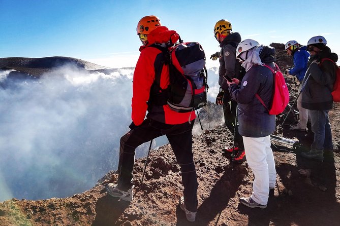 Etna - Trekking to the summit craters (only guide service) experienced hikers - The authorized 4x4 climb: lava fields, fractures, and big sea views