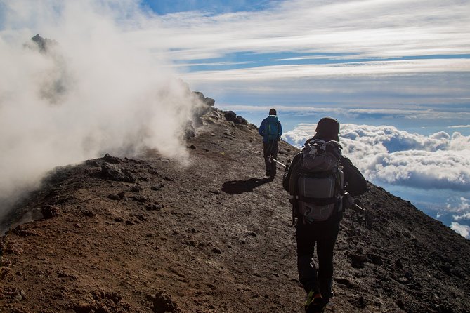 Etna Volcano: South Side Guided Summit Hike - South Side Setup at Sapienza: Cable Car or 4x4 First