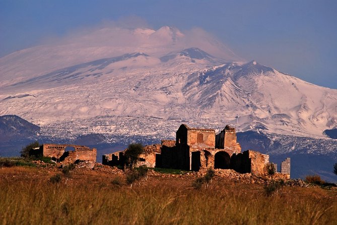 ETNA & WINE, TAORMINA TOUR FD from CATANIA (GUIDE and LUNCH Included) - Etna hiking on lava formations, craters, and older woods