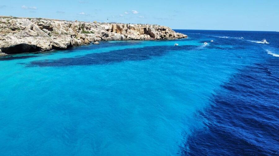 Favignana and Levanzo in relax with yacht Floen - The 7.5-hour schedule, from minicruices deck to final return