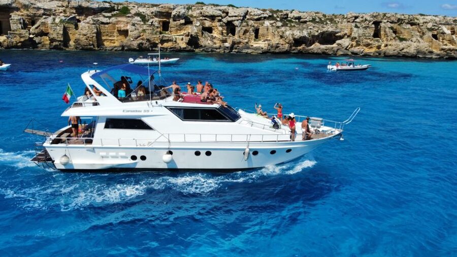 Favignana and Levanzo in relax with yacht Floen - Levanzo’s emerald-bay finish: champagne tasting plus more snorkeling