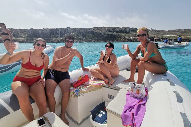 Favignana and Levanzo: Island tour by rib boat from Trapani - Favignana stop 3: Grotta del Bue Marino and tuff quarry views