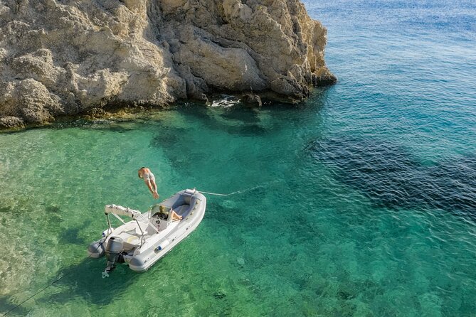 Favignana inflatable boat tour, wine tasting, snorkeling and relaxation - Grotta del Bue Marino: quarries, caves, and a stop shaped by the sea