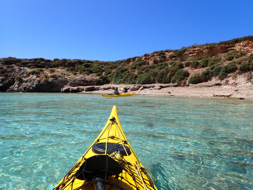 Favignana: kayak excursion, snorkelling and adventure - The 5-hour flow: meeting point, kayak time, and reaching secluded coves