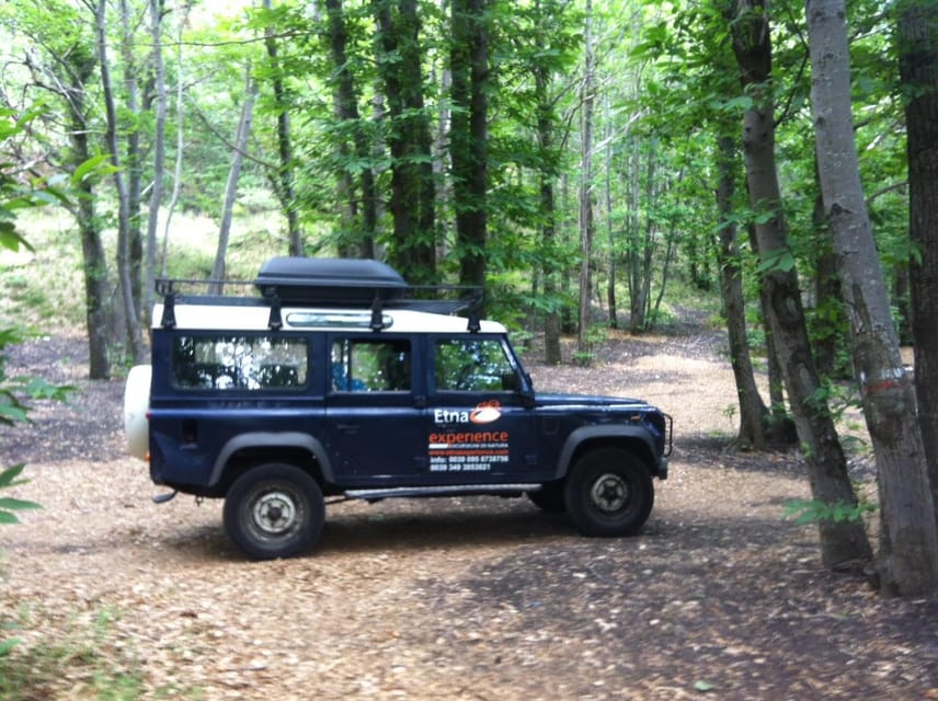 From Catania: 4x4 Mt Etna Jeep Tour - The mountain refuge lunch: light food, Etna wine, and actual local flavor