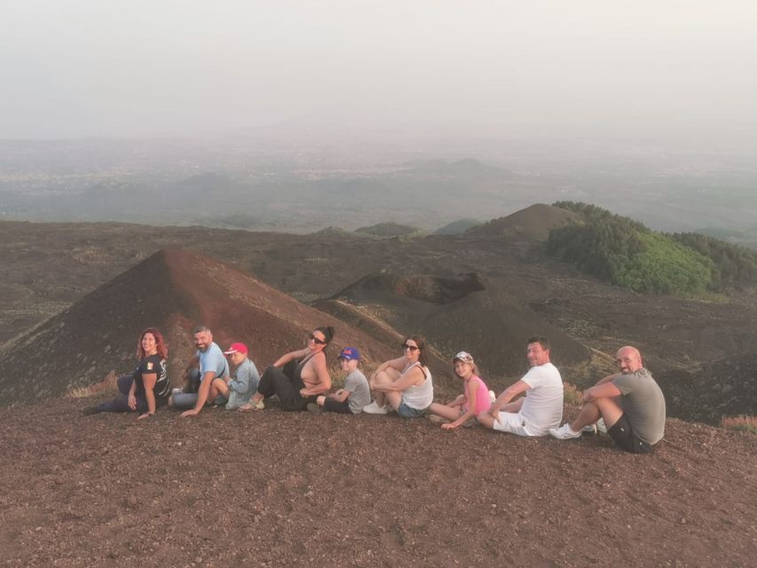 From Catania: Mount Etna Sunset Tour with Tasting and Cave - Sunset from the top areas: bring patience for the weather