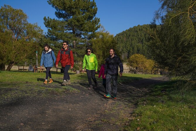 From Catania: Private mt. Etna trekking and pic-nic - Trekking Mt Etna in Parco dell’Etna, forests, lava terrain, and Bove Valley views